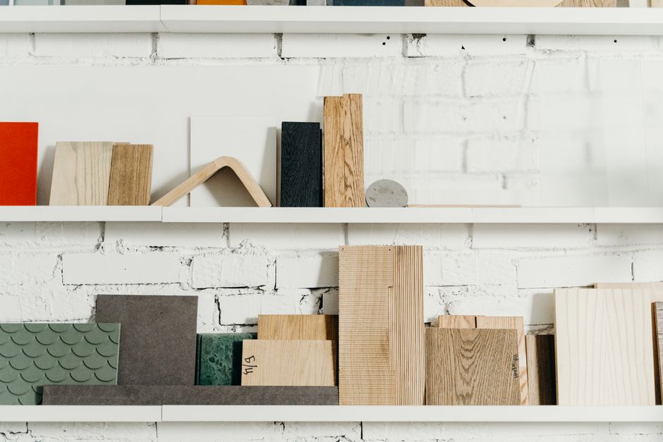 Premium shaker cabinets wood finish samples
